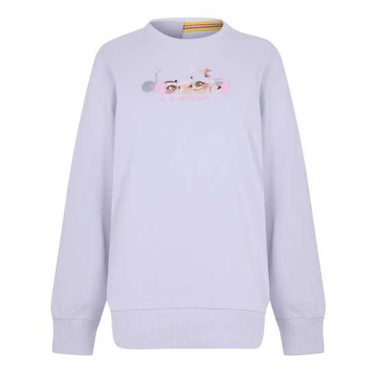 Diadora Eye Crew Neck Sweater Womens Gravel Grey 