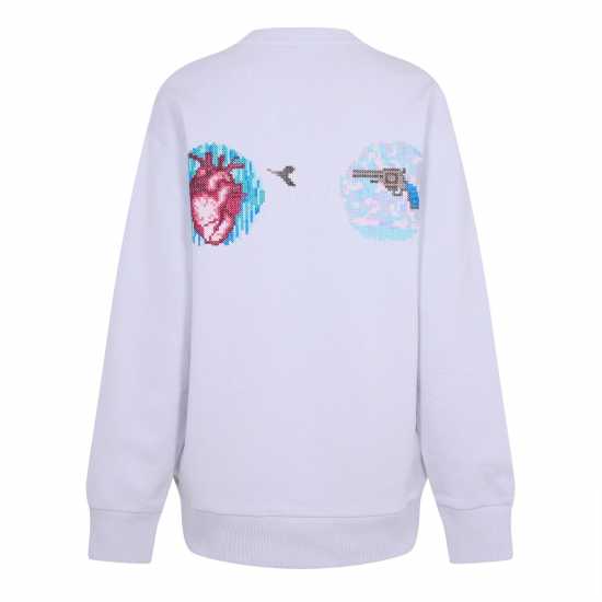 Diadora Eye Crew Neck Sweater Womens Gravel Grey 