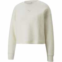 Puma Classics Quilted Sweater Womens