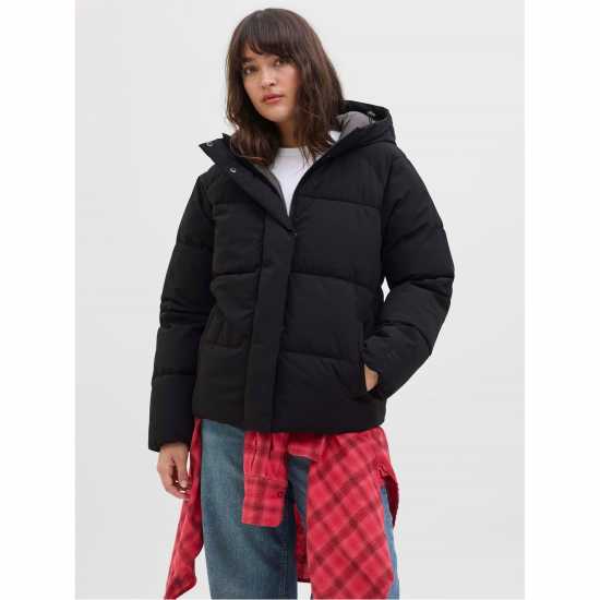 Дамско Яке Jjxx Global Puffer Jacket Womens Black Дамско Яке Jjxx Global Puffer Jacket Womens Black