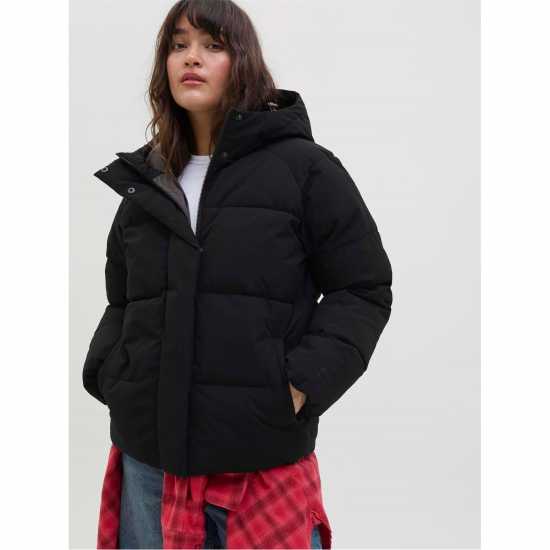 Дамско Яке Jjxx Global Puffer Jacket Womens Black Дамско Яке Jjxx Global Puffer Jacket Womens Black