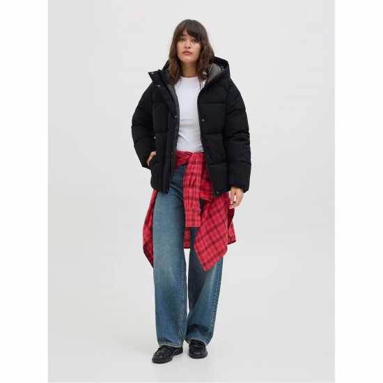 Дамско Яке Jjxx Global Puffer Jacket Womens Black Дамско Яке Jjxx Global Puffer Jacket Womens Black