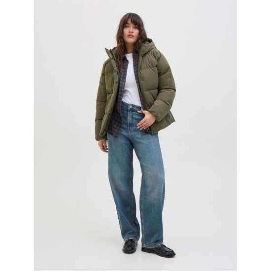 Дамско Яке Jjxx Global Puffer Jacket Womens Sea Turtle Дамско Яке Jjxx Global Puffer Jacket Womens Sea Turtle