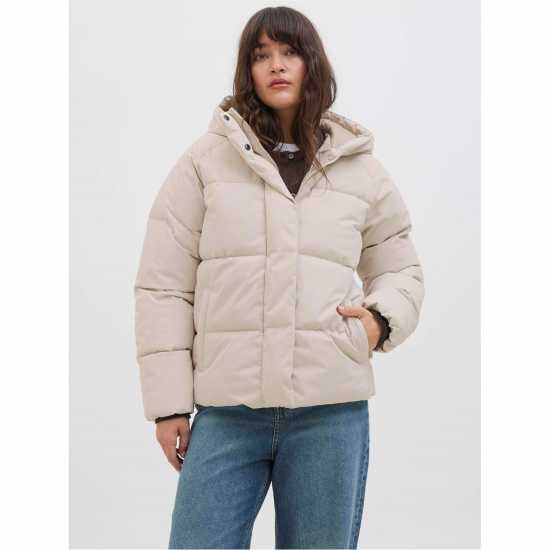 Дамско Яке Jjxx Global Puffer Jacket Womens Moonbeam Дамско Яке Jjxx Global Puffer Jacket Womens Moonbeam