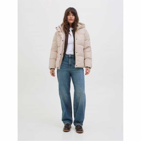 Дамско Яке Jjxx Global Puffer Jacket Womens Moonbeam Дамско Яке Jjxx Global Puffer Jacket Womens Moonbeam