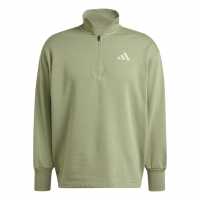 Adidas All Szn Fleece Loose Quarter-Zip Sweatshirt Womens Зелен палатка F16 