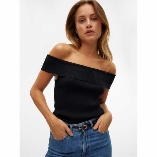 Дамски пуловери и жилетки Vero Moda Willow Off Top Ld99 Черно Vero Moda Willow Off Top Ld99 Черно Дамски пуловери и жилетки