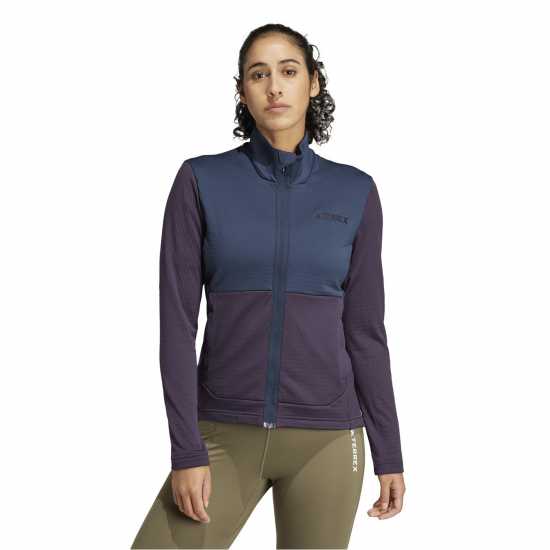 Adidas Дамско Яке Terrex Multi Light Fleece Full-Zip Jacket Womens Аурора Черно Adidas Дамско Яке Terrex Multi Light Fleece Full-Zip Jacket Womens Аурора Черно