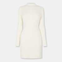 Rib Contour Dress Ld54  