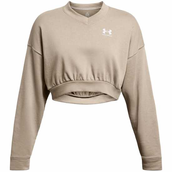 Under Armour Women's Rival Terry Cropped Sweatshirt  