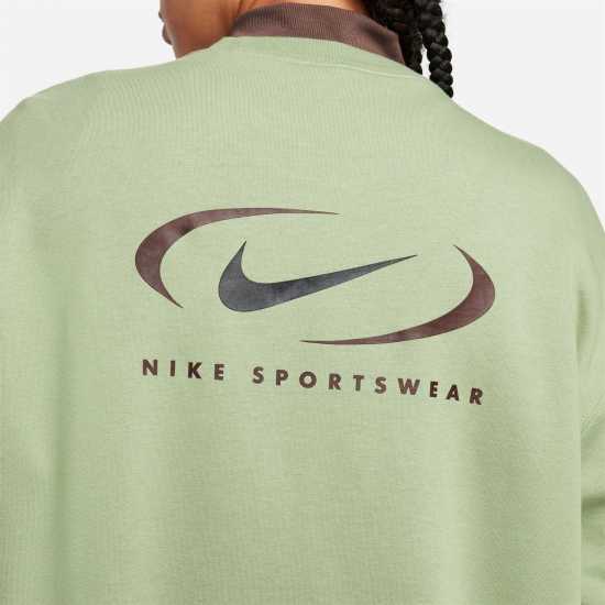 Nike Sportswear Phoenix Fleece Women's Oversized Crew-Neck Sweatshirt  Дамски суичъри и блузи с качулки