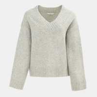 Miso Плетен Пуловер V Neck Knit Jumper Women Miso Плетен Пуловер V Neck Knit Jumper Women