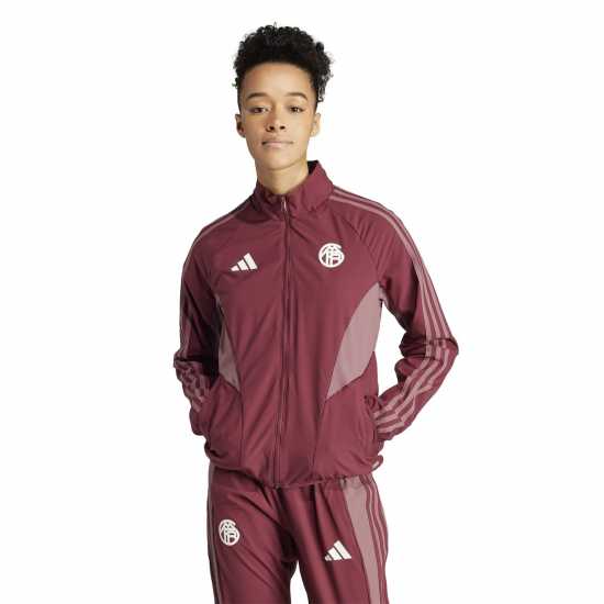 Дамски полар Adidas Bayern Munich Anthem Jacket 2024 2025 Womens Adidas Bayern Munich Anthem Jacket 2024 2025 Womens Дамски полар