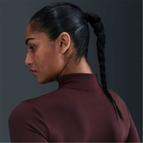 Nike One Fz Perf Jkt Ld00 Burgundy Crush Дамски якета и палта