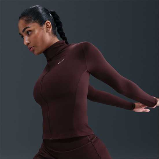Nike One Fz Perf Jkt Ld00 Burgundy Crush Дамски якета и палта