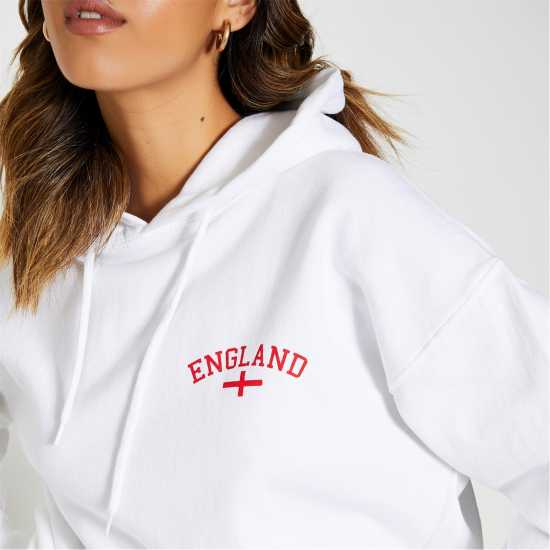 Oversized England World Cup  Дамски суичъри и блузи с качулки