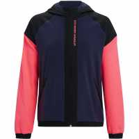 Under Armour Armour Full Zip Hoodie Womens Navy Дамски полар