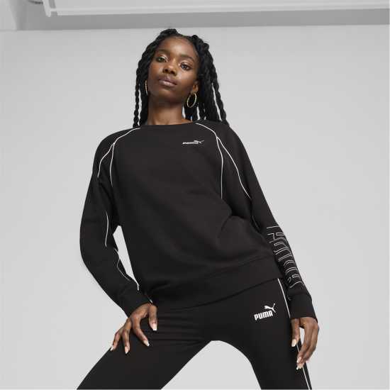 Puma Sport Crew Swtr Ld99 Черно Пума Дамски пуловери