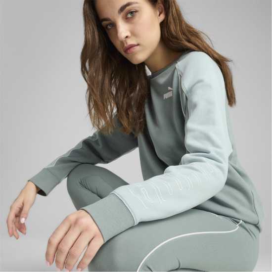 Дамски пуловери Puma Sport Crew Swtr Ld99 Зелена Луна Puma Sport Crew Swtr Ld99 Зелена Луна Дамски пуловери