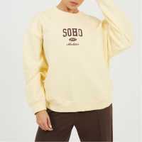 Brave Soul Блуза Обло Деколте Bs Womens Crew Neck Sweatshirt With Soho Chest Print  