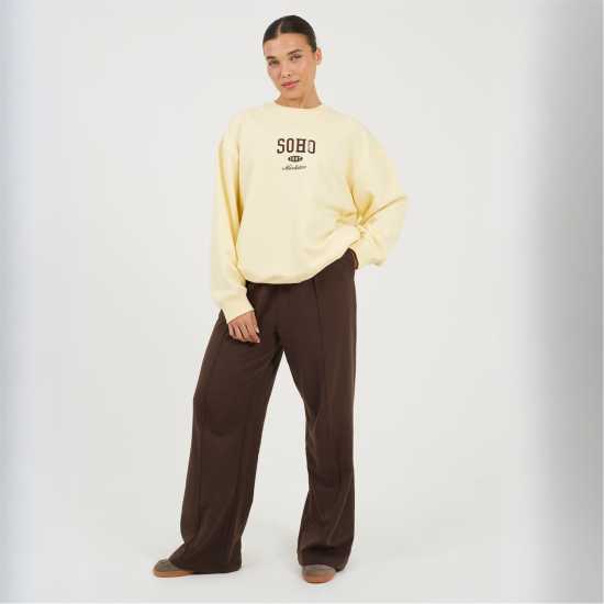 Brave Soul Блуза Обло Деколте Bs Womens Crew Neck Sweatshirt With Soho Chest Print  