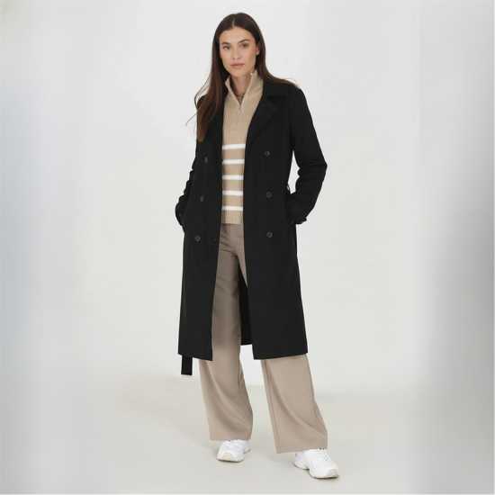 Brave Soul Тренчкот Bs Womens Faux Suede Trench Coat With Belt Brave Soul Тренчкот Bs Womens Faux Suede Trench Coat With Belt