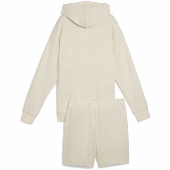 Puma Short Hooded Relaxed Sweat Suit 7 T Tracksuit Womens Puma Short Hooded Relaxed Sweat Suit 7 T Tracksuit Womens