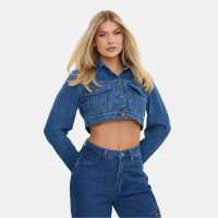 Дънково Яке Cropped Denim Jacket Дънково Яке Cropped Denim Jacket