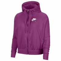 Nike Air Full-Zip Fleece Hoodie Ladies Purple Дамски суичъри и блузи с качулки