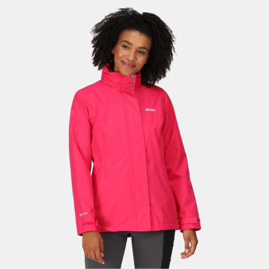 Regatta Непромокаемо Яке Daysha Waterproof Jacket Pink Potion Дамски грейки