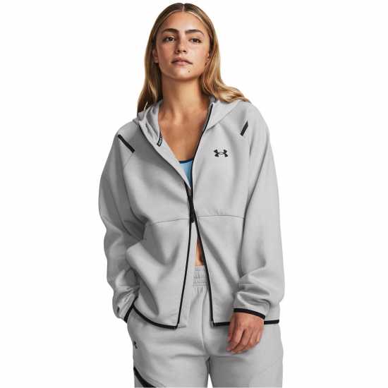 Under Armour Unstoppable Full-Zip Fleece Моден сив 