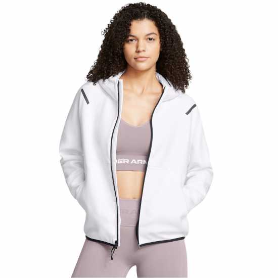 Under Armour Unstoppable Full-Zip Fleece Бяло Under Armour Unstoppable Full-Zip Fleece Бяло