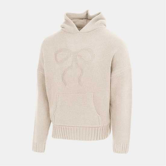 Miso Bow Knit Hood Ld54 Крем 