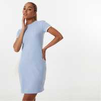 Jack Wills Goodrington Side Stripe Ringer Mini Dress Blue Дамски поли и рокли