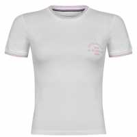 Дамски тениски и фланелки Ключодържател Jack Wills Trinkey Ringer T-Shirt Бяло Ключодържател Jack Wills Trinkey Ringer T-Shirt Бяло Дамски тениски и фланелки