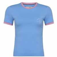 Ключодържател Jack Wills Trinkey Ringer T-Shirt Sky Blue Дамски тениски и фланелки