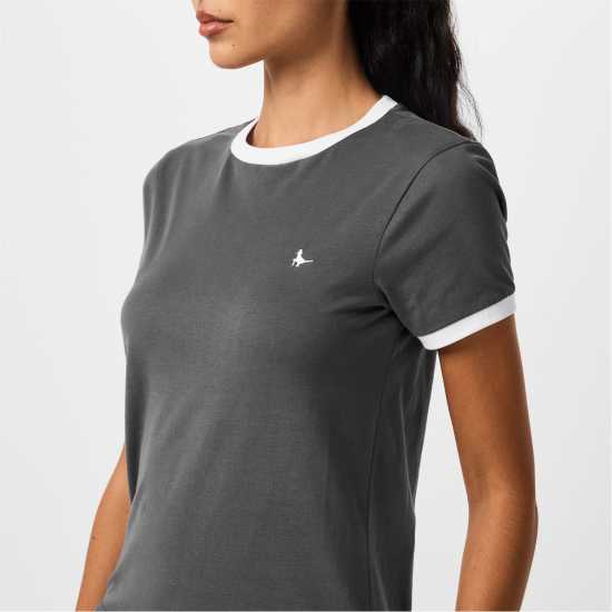 Дамски тениски и фланелки Ключодържател Jack Wills Trinkey Ringer T-Shirt Ейфеловата кула Ключодържател Jack Wills Trinkey Ringer T-Shirt Ейфеловата кула Дамски тениски и фланелки