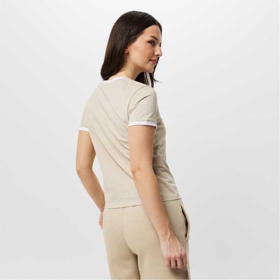 Дамски тениски и фланелки Ключодържател Jack Wills Trinkey Ringer T-Shirt Камък Ключодържател Jack Wills Trinkey Ringer T-Shirt Камък Дамски тениски и фланелки