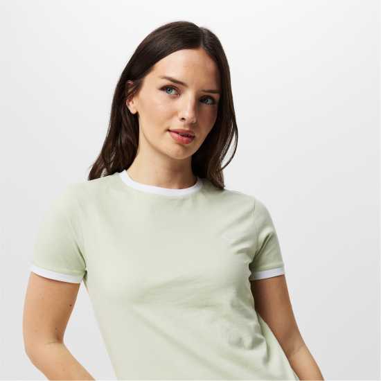 Дамски тениски и фланелки Ключодържател Jack Wills Trinkey Ringer T-Shirt Морско стъкло Ключодържател Jack Wills Trinkey Ringer T-Shirt Морско стъкло Дамски тениски и фланелки