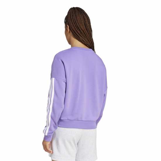 adidas Essentials 3-Stripes French Terry Sweatshirt Womens Adidas Essentials 3-Stripes French Terry Sweatshirt Womens