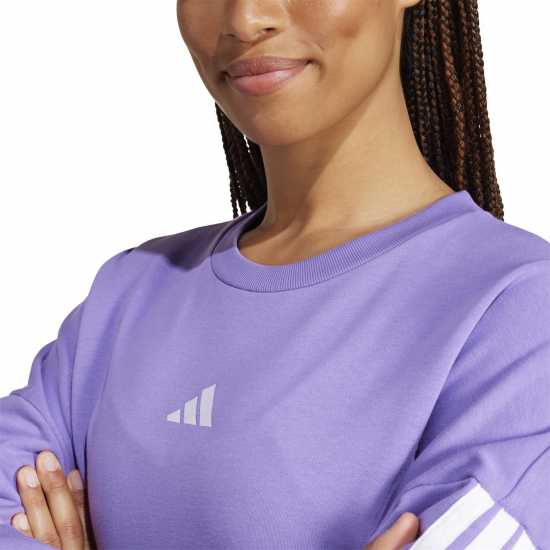 adidas Essentials 3-Stripes French Terry Sweatshirt Womens Adidas Essentials 3-Stripes French Terry Sweatshirt Womens