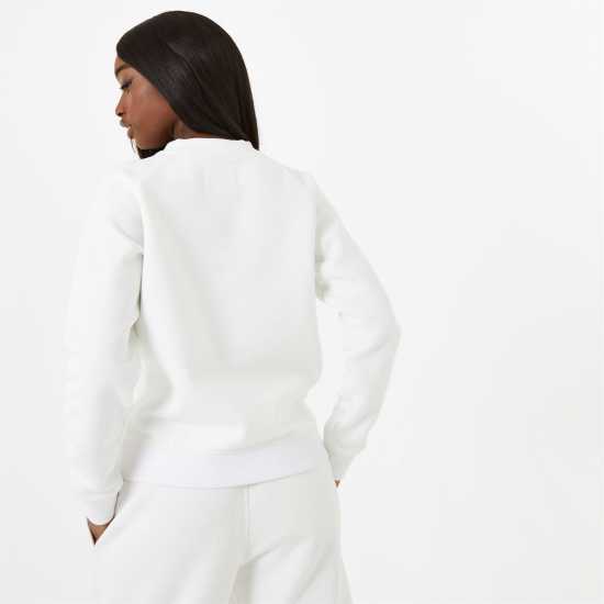 Jack Wills Astbury Raglan Crew Sweatshirt Vintage White Дамски суичъри и блузи с качулки
