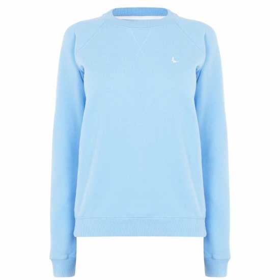 Jack Wills Astbury Raglan Crew Sweatshirt Blue Дамски суичъри и блузи с качулки