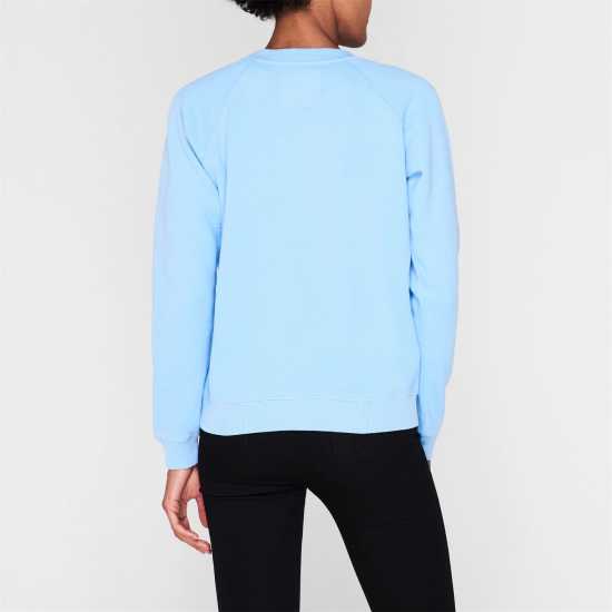 Jack Wills Astbury Raglan Crew Sweatshirt Blue Дамски суичъри и блузи с качулки