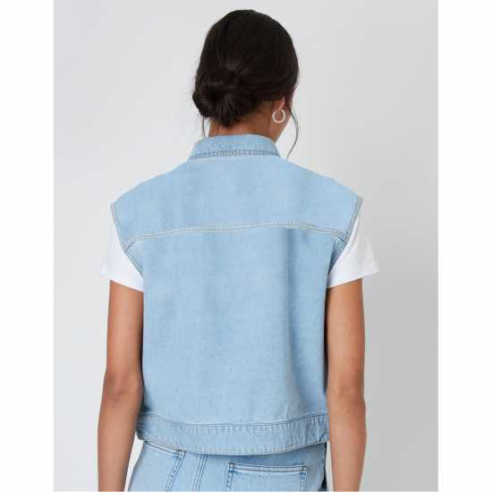 Threadbare Lucky Denim Structured Fit Jacket Светло перо Threadbare Lucky Denim Structured Fit Jacket Светло перо