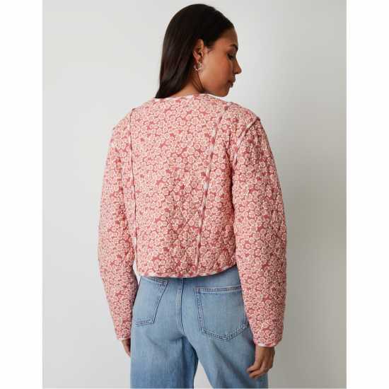 Threadbare Vallarta Diamond Quilted Lightweight Slim Fit Jacket  