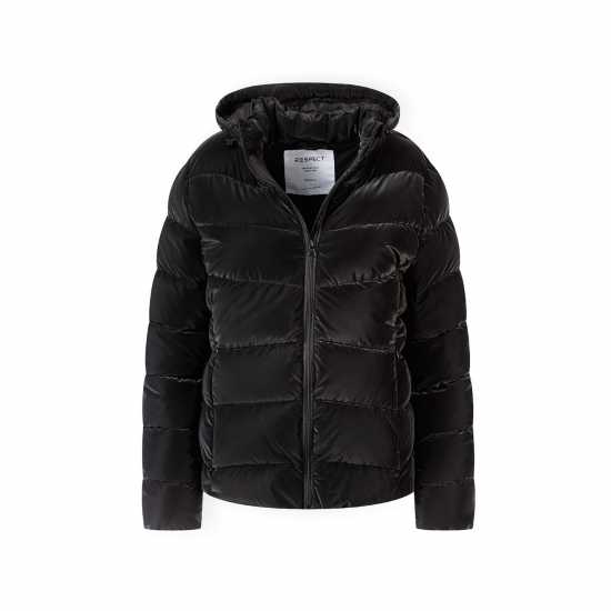 Ватирано Яке Women Velvet Feel Padded Jacket Black Xs-Xl Ватирано Яке Women Velvet Feel Padded Jacket Black Xs-Xl