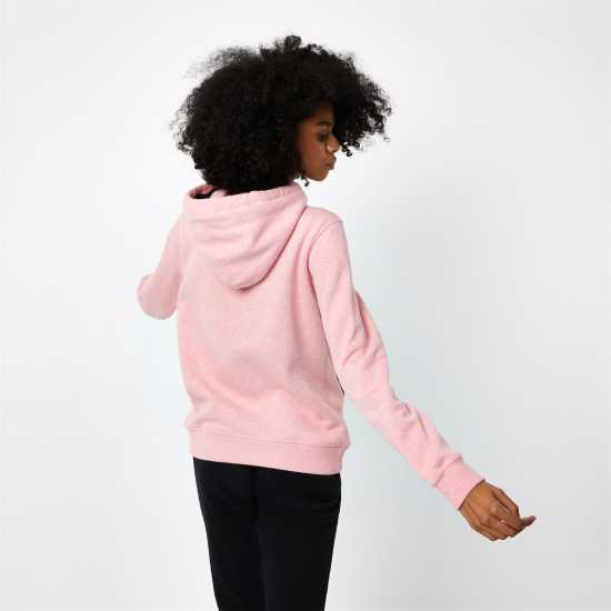 Jack Wills Hunston Graphic Logo Hoodie Меко розово Дамски суичъри и блузи с качулки