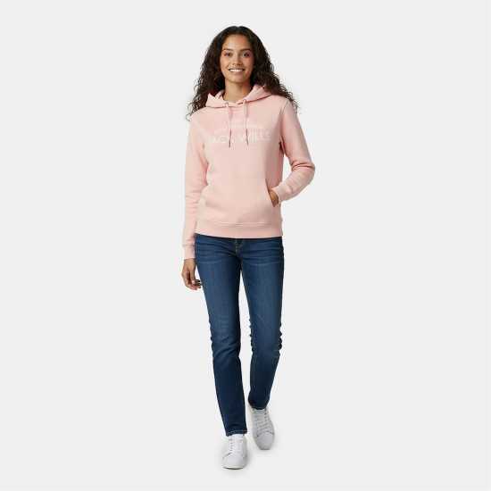 Jack Wills Hunston Graphic Logo Hoodie Меко розово Jack Wills Hunston Graphic Logo Hoodie Меко розово