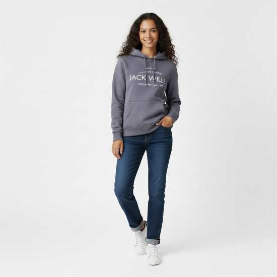 Jack Wills Hunston Graphic Logo Hoodie Съмръчно синьо Jack Wills Hunston Graphic Logo Hoodie Съмръчно синьо